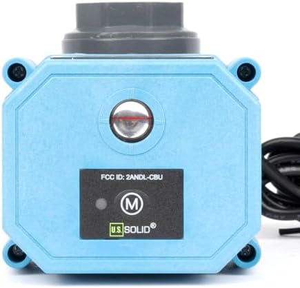 U.S. Solid WiFi Smart Motorized Ball Valve 1/2 in NPT, 2-Way PVC Electric Valve, USB Powered, LED Indicator, Remote On/Off for Water and Irrigation - Image 6