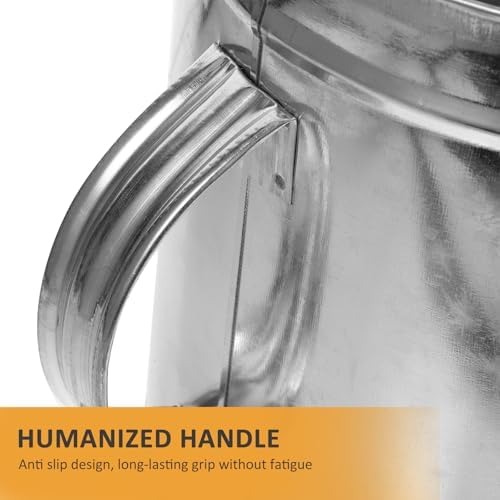 5l Metal Watering Can for Indoor Plants with Fixed Handle and Spray Nozzle, Handmade Thickened Stainless Steel Water Pot for Flowers and Garden Use Style - Image 4