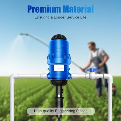 0.4%~4% Adjustable Fertilizer Injector, Water Powered Chemical Liquid Doser Dispenser, 5.2~660.43 gallons/h Drip Irrigation Injector, Dosing Pump for Industry Garden Hose Livestock - Image 5