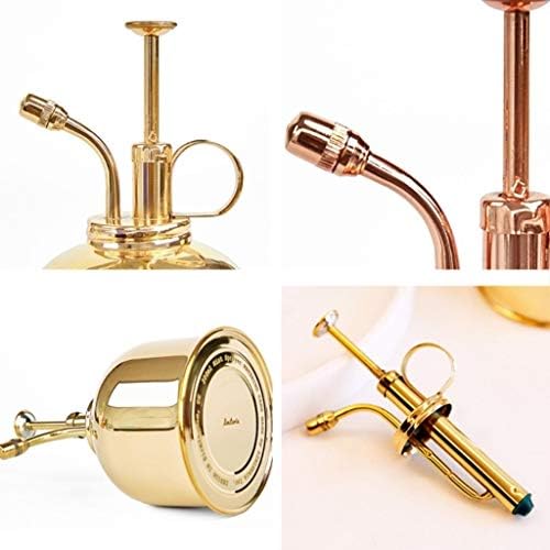 Watering Can Vintage Brass 300ml Kettle Home Gardening Watering Spray Type Watering Can Decorative Watering Can(Red Copper) - Image 3