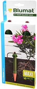 Blumat Plant Watering Devices - Tropf Maxi Outdoor Sensor Self Watering Planter Insert - Prevents Overwatering - Provides Consistent Hydration for Larger Plants and Deep Rooted Containers - 2 Pack by BlumatWateringSystems