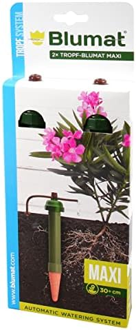 Blumat Plant Watering Devices - Tropf Maxi Outdoor Sensor Self Watering Planter Insert - Prevents Overwatering - Provides Consistent Hydration for Larger Plants and Deep Rooted Containers - 2 Pack by BlumatWateringSystems