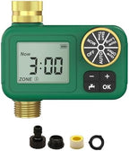 MOES Water Timer for Garden Hose, 1 Outlet, Rain Delay, Brass Fittings by MOES