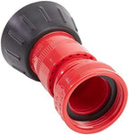 FireHoseDirect Heavy Duty Plastic 1 1/2 inch Fire Nozzle (NH) with Durable Rubber Bumper - Red - Image 5