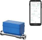 NSF Certified YoLink FlowSmart All-in-One Smart Water Meter & Auto Shutoff for 1'' Pipes, LoRa Long-Range, Real-Time Leak Detection, 10-Year Battery, 80+ Device Ecosystem, Hub Required – YS5018 by YoLink