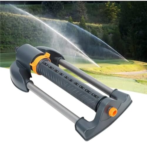 1pc 20 Hole Nozzles MetalBase Lawn Rotating Oscillating Sprinkler Garden - Image 5