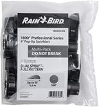 Rain Bird 1804DSF4PK Professional Dual Spray Pop-Up Sprinkler, 360° Full Circle Pattern, 8' - 15' Spray Distance, 4" Pop-up Height, 4-Pack - Image 4