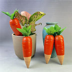 4pcs Easter Carrot Watering Globes Spikes Terracotta Plant Automatic Waterer Irrigation Drippers Automatic Stakes - Image 5