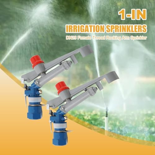 1.0" Agriculture Farm Irrigation Sprinkler 360° Rotary Pack of 2 - Image 2