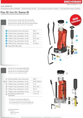 Birchmeier 12057501-SB Gasket Set Pump and Tank Kit - Image 2
