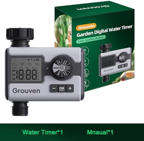 Garden Sprinkler Timer & Water Flow Meter with Brass Inlet - Image 3