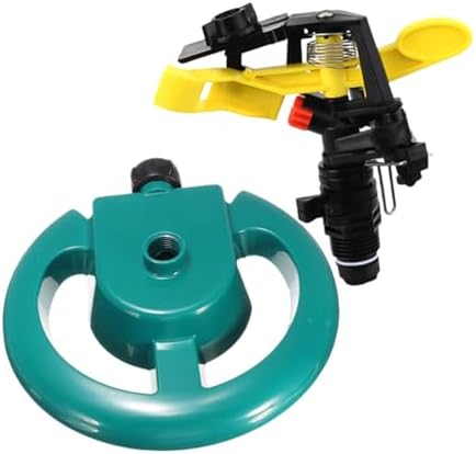 360 Degree Rotating Water Sprinkler for Tall Plants and Lawns by LIOOBO