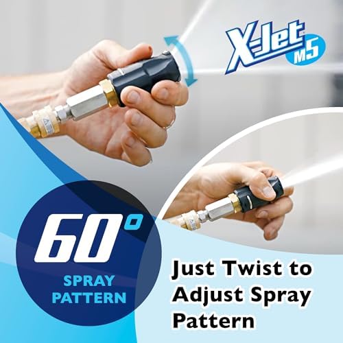 X-Jet M5#13 Kit | 4-4.5 GPM | Adjustable Long-Range External Injection Variable Pressure Washing Nozzle | Perfect for Washing Residential & Commercial Properties from the Ground | W/ 2000 to 4500 PSI - Image 5