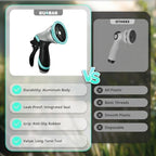 QUOBAS Metal Garden Hose Nozzle, Heavy Duty Water Hose Sprayer, Leak Proof - Image 6