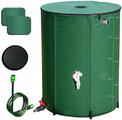 100Gallon Collapsible Rain Barrel, Water Tank, Rain Water Collection System by Tasyphia