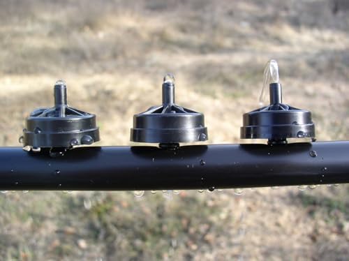 100 Pack - Netafim Woodpecker Drip Irrigation Emitters – Sturdy, Reliable, and Clog-Resistant Emitters for Precision Watering | Pressure Compensating | (1 GPH (Black)) - Image 2
