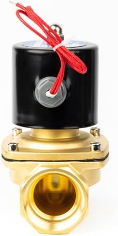 U.S. Solid 1-1/2 in Brass Electric Solenoid Valve, AC 110 V, Normally Closed, FKM Seal, 29 Cv, Semi-Direct, for Air Gas Fuel and Oil - Image 6