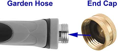 M MINGLE Garden Hose Female End Cap, Garden Hose Shut Off Valve - Image 4