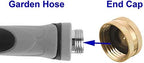 M MINGLE Garden Hose Female End Cap, Garden Hose Shut Off Valve - Image 4