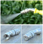 Adjustable Garden Hose Nozzle Sprayer, Elbow and Straight for Easy Watering Extended Elbow Nozzle 2pc - Image 2