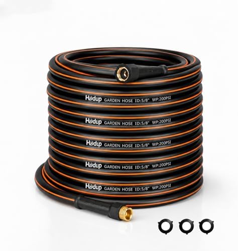 Heavy Duty Hybrid Rubber Garden Hose 100FT, 5/8" by HODUPdirect