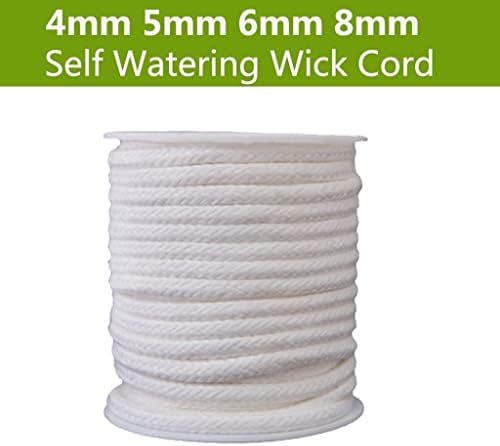 1pcs Self-Watering Wick Cord Vacation Planter Pot, for DIY Automatic Watering Device System Potted Auto Drip Waterer Cotton Rop(Length 50m(Dia 5mm)) - Image 2