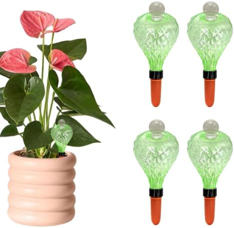 Plant Self Watering Globes, 4 Pieces Drip Automatic Irrigation Bulbs by Unknown