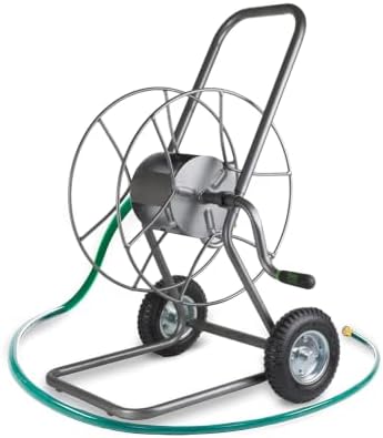 Yard Butler Hose Cart, Metal Hose Caddy, 2 Wheels, 200 Feet by YardButler