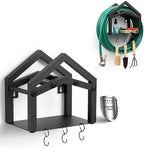 Stainless Steel Garden Hose Holder Wall Mount, Up to 100 ft Hose by StrengthYouCanBuildOn