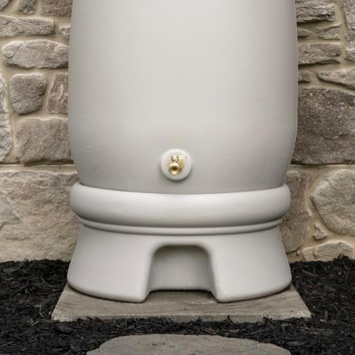 Step2 Fernway Rain Barrel Stand, Adds 11" Height to 50 Gallon Outdoor Water Conservation Container, Gray - Image 5