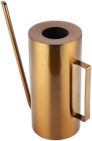 Gallon Metal Watering .5L Gold Stainless Steel Watering Can with Spout - Suitable for Flowers and Plants with Comfortable Handle Design, Ideal for Indoor and Outdoor - Image 2