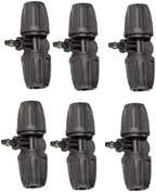 Veemoon 3/8 Barb Lock Hose Connector - 50Pcs Drip Irrigation Tubing Fittings for Efficient Watering by Veemoon