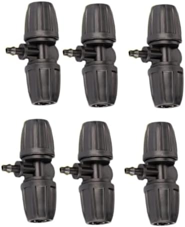 Veemoon 3/8 Barb Lock Hose Connector - 50Pcs Drip Irrigation Tubing Fittings for Efficient Watering by Veemoon