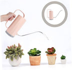 Toddmomy 2pcs Watering Can Outdoor Water Can Long Spout Indoor Mister Slim Irrigation Plant Watering Water Jug Shape Garden Gooseneck Kettle Drip Handle Cactus Houseplant Containers Pink - Image 7