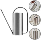 Watering Can, 1.5l Long Spout Stainless Steel Garden Tool - Image 6