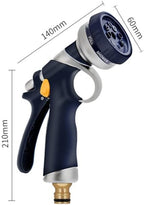 Hose Nozzle, Heavy Duty Hose Sprayer with 8 Adjustable Watering Patterns, Thumb Control Garden Hose Nozzle with Ergonomic Grip, for Hand Watering Plants and Lawn, Car Washing, Pa - Image 2
