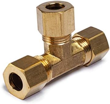 LTWFITTING 5/16-Inch OD Compression Tee,Brass Compression Fitting(Pack of 20) by LTWFITTING