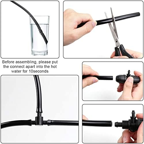 Watering Hose 4/7mm PVC Micro Irrigation Pipe Tubing Sprinkler, for Lawn Balcony Greenhouse Drip Accessories(40M) - Image 4
