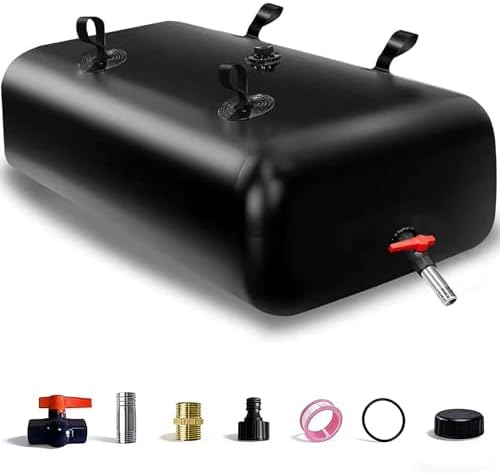 540L/142 Gal Water Bladder Tank, Foldable Portable Water Storage Container by GHOSOONE