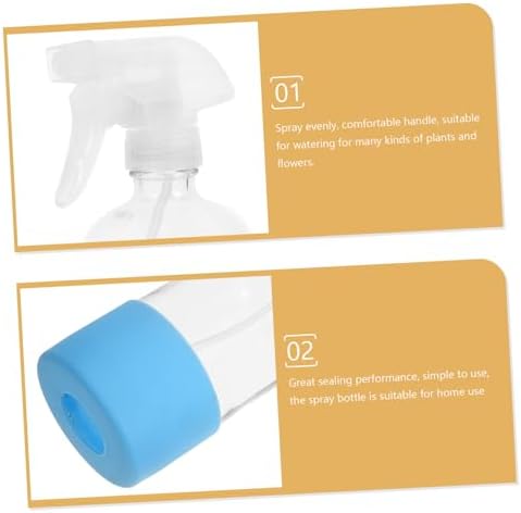 Levemolo 3pcs Slip Spray Bottle Glass Fine Mist Reusable for Plant Watering Car Cleaning - Image 2