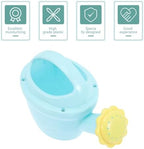 STOBOK 2Pcs Kids Watering Cans – Sky-Blue Plastic Gardening Tools for Toddlers, Water Kettles Toys for Indoor & Outdoor Playing, 7.87 x 5.70 x 4.13 inches - Image 3