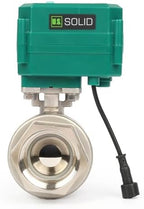 U.S. Solid 1-1/2" Smart Motorized Ball Valve - NSF Certified 304SS Remote App Mobile-control Electrical Ball Valve with Manual Switch, Plug Connection - Image 4