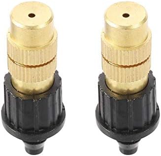 Garden Sprinkler 20Pcs Garden Adjustable Brass Atomizing Nozzle 4/7mm Hose Interface Barbed Misting Nozzles Watering Cooling Disinfection Sprayer - Image 3