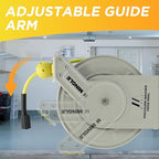 M MINGLE 1/4"×60ft Retractable Pressure Washer Hose Reel, 3600 PSI - Image 3