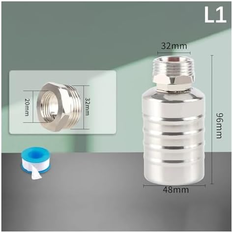 Water Level Control Float Valve 304 Stainless Steel Fully Automatic Water Level Control Float Valve,Auto Shut Off Float Valve for Water Tank(L1) - Image 2