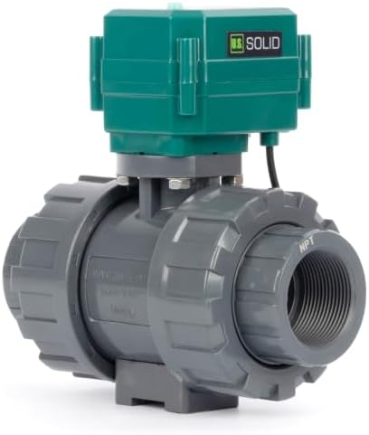 U.S. Solid 1-1/4" Smart WiFi UPVC Motorized Ball Valve, Automatic Water Shutoff, App Remote Control with Real-Time Status Feedback, IP65 Water-Resistant, 5V DC USB Powered - Image 6