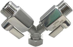 beduan Garden Hose Splitter Shut Off Ball Valve 2 Way Y Connect Heavy Duty - Image 2
