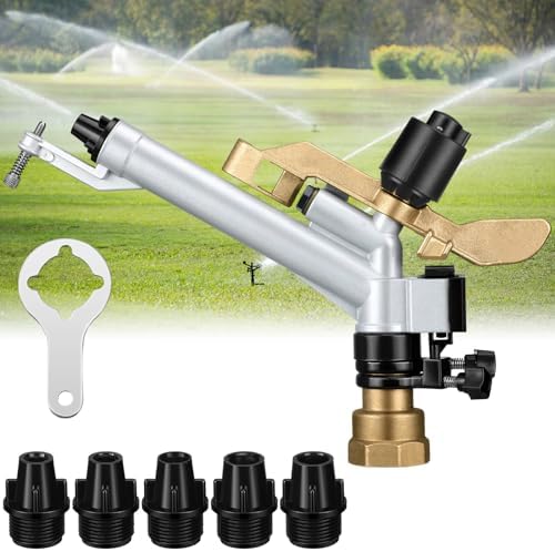 Maxcheck 1-1/2" Agriculture Farm Irrigation Sprinkler Spray Gun Heads by Maxcheck