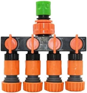 Hoses Connector 1/2 3/4 Garden Faucet Hose 4-Way Manifold Garden Faucet Connector G1/2 G3/4 G1 1 pc(A-1) - Image 4