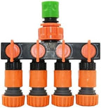 Hoses Connector 1/2 3/4 Garden Faucet Hose 4-Way Manifold Garden Faucet Connector G1/2 G3/4 G1 1 pc(A-1) - Image 4